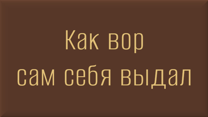 Лев Николаевич Толстой. Рассказ. Как вор сам себя выдал. Видео.